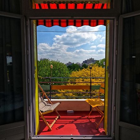 Canopee, Paisible, Chaleureux, Lumineux, Balcon Paris Exteriör bild
