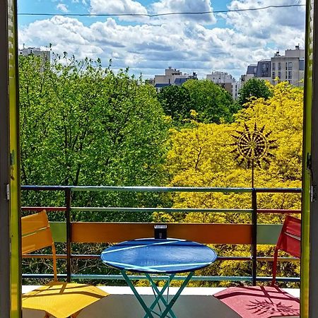 Canopee, Paisible, Chaleureux, Lumineux, Balcon Paris Exteriör bild