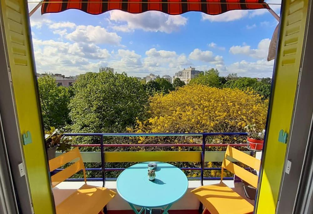 Canopee, Paisible, Chaleureux, Lumineux, Balcon Paris Exteriör bild