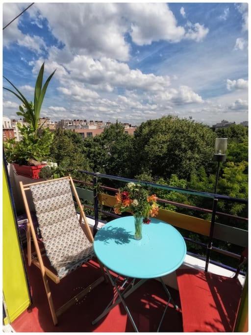 Canopee, Paisible, Chaleureux, Lumineux, Balcon Paris Exteriör bild