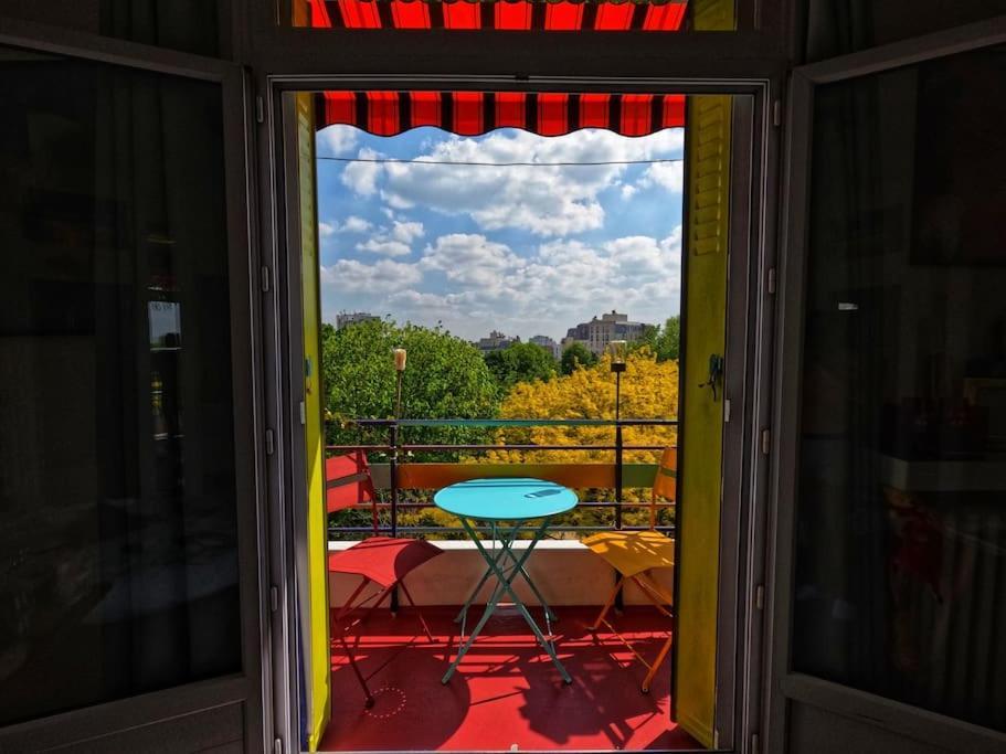 Canopee, Paisible, Chaleureux, Lumineux, Balcon Paris Exteriör bild