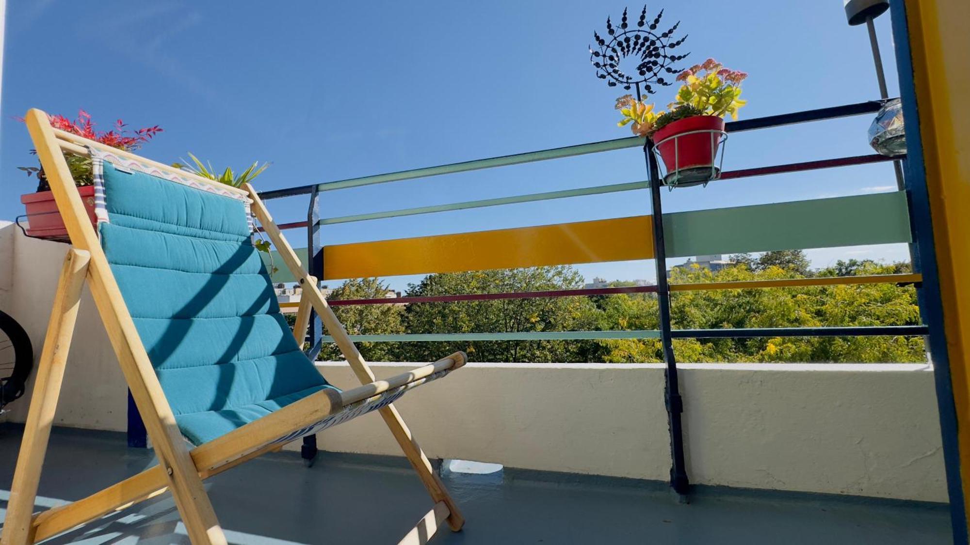 Canopee, Paisible, Chaleureux, Lumineux, Balcon Paris Exteriör bild